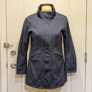 Mia Melon XL Navy Blue Barn Coat